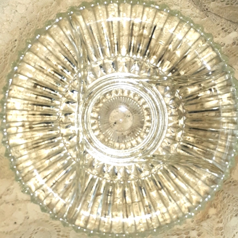 Indiana glass Divided relish dish